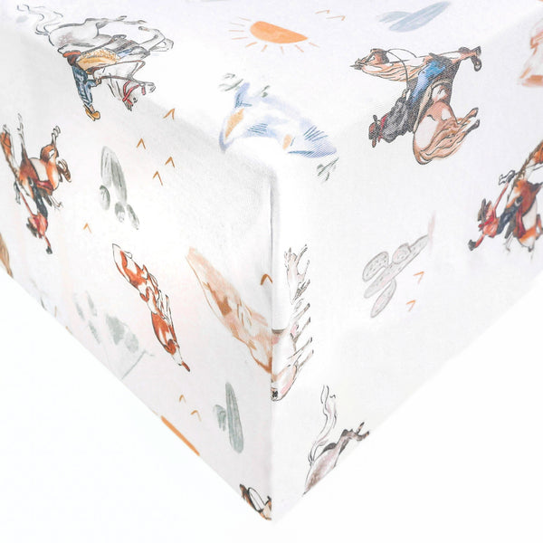 Copper Pearl Premium Knit Fitted Crib Sheet | Boone